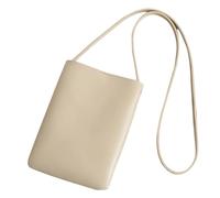 Toyvian Minimalist Vertical Crossbody Phone Bag for Women Button Closure Mini Purse with Shoulder Strap Lightweight Smartphone Pouch for Travel Shopping and Daily Use Solid Design