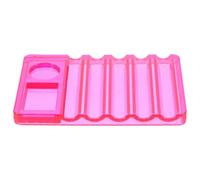 Toyvian Mixing Palette Nail Tool Organizer Plastic Nail Art Pen Holder Stylish Design Convenient Storage Palette Workspace Organization