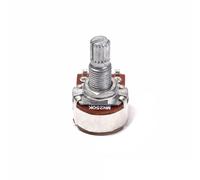 Toyvian Mn250K Dual Pot Guitar Potentiometer Audio Taper Split Shaft for Volume and Tone Control Long Knurled Shaft Electric Guitar Parts Compatible Bass Electronics Accessories