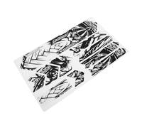 Toyvian Mountain Bike Frame Protector Film Durable Rub Sticker for Bicycles Easy to Install Stylish Design Compatible with Various Bike Types