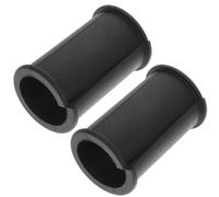 Toyvian Mounts and Easy Slipping from Loosening Protect Microphone 2pcs Rubber Practical Black Rubber Shock Mounts to to Put and Remove for Camera Office and Live