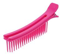 Toyvian Multi-purpose Purple Plastic Hair Sectioning Clips for Salon and Traveling, Sturdy Ps Material Bang Styling Clamps Designed to Hold Amount of Hair Securely
