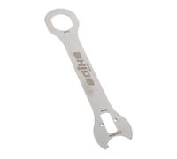 Toyvian Multifunction Bicycle Crank Installation Tool with Hole Design for Stable Grip Threaded Bottom Bracket Wrench Compatible Reverse Cups High Torque Resistant Bike Repair Tool