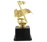 Toyvian Music Competition Plastic Trophy for Students and Musical Note Design School Singing Awards Ceremony Prize