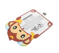 Toyvian Music Education Note Flash Cards for Piano Beginners Monkey Shape Music Staff Whiteboard Musical Theory Rhythm Teaching Tools for Classroom Homeschool