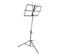 Toyvian Music Sheet Stand Music Tripod Stand for Keyboard Portable and Lightweight Black