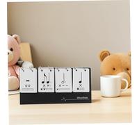 Toyvian Music Theory Rhythm Flash Cards with Unique Crossbeat Design for Beginners Daily Note Training Calendar Music Classroom Supplies for Consistent Practice and Sightreading