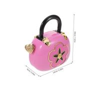 Toyvian Musical Jewelry Box for Portable Princess Design with Spinning Ballerina Ballet Music and Pink Makeup Organizer Jewelry Box Birthday Gift for Year Olds