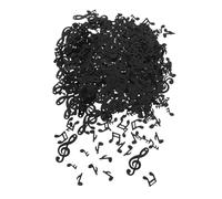 Toyvian Musical Note Confetti Table Decoration for Party Supplies Assorted Black Music Notes Scatter for Birthday Wedding Shower Festival Celebration