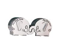Toyvian My First Tooth and Curl Keepsake Box Set Silver Zinc Alloy Elephant Shape Long-Term Storage No Burr Baby Boys and Girls Newborn Gift for Christening