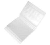 Toyvian Name Cards Holding Book A6 Rounded Corner Smooth Surface Pp Material Business Cards Organizer for Office and Meetings