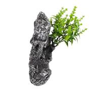 Toyvian Natural Aquarium Mountain View Stone Decoration with Realistic Rockery Landscape Fish Tank Hideout Cave for Small Fish and Shrimp Shelter Easy to Position Artificial Aquarium