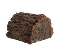 Toyvian Natural Cork Bark Realistic Wooden Look Reptile Hide Cave with Arch Shape Supports Physical Exercise and Mental Stimulation Coffee for Terrarium Décor and Reptile Enclosure