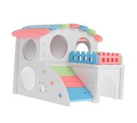 Toyvian Natural Hamster Nest Chinchilla Bed Guinea Pig Hideout Hamster House Toy Safe Comfortable