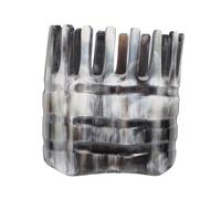 Toyvian Natural Horn Acupoint Scalp Massager Comb Beige for Hair Growth and Dandruff Removal Manual Head Massage Tool with Rational Teeth Design for Comfortable Stimulation