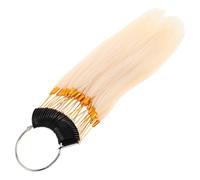 Toyvian Natural Human Hair Testing Rings for Colour Samples with Versatile Colour Options and Convenient Practical Use, for Creative Styling and Hairstyling Design in Salons
