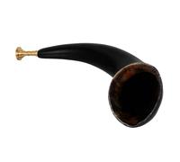 Toyvian Natural Ox Viking Blowing Horn for Cosplay and Outdoor Celebrations Lightweight Role Playing Horn Prop with Distinctive Sound for Halloween Pirate Accessories