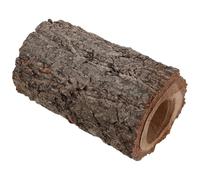 Toyvian Natural Reptile Log Hideout - Lizard, Gecko, Tortoise Turtle Cave Shelter - Single Piece Tree Trunk Hide for Snake and Spider Terrarium Habitat