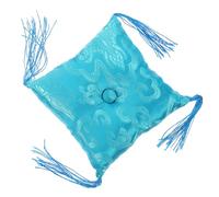 Toyvian Nepal Style Buddha Singing Bowl Cushion Mat Made of Cloth for Practical Fixing and Protection with Blue Zen Colour Suitable for Meditation and Sound Healing Color Color