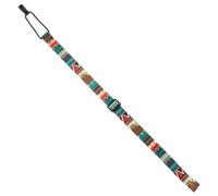 Toyvian No-Drill Ukulele Strap with Leather Ends for Soprano, Concert, and Tenor Adjustable Cotton Belt Suitable for Adults and Boys and Playing Standing