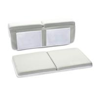 Toyvian Non-Slip Bath Kneeler with Elbow Support and Suction Cup Hanging Bag for Shower