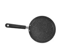 Toyvian Non-Stick Maifan Stone Frying Pan for Omelettes and Pancakes Quick Heat Conduction Cookware for Home Kitchen Easy-Release Surface Black