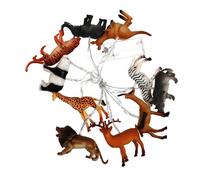 Toyvian Nordic Style Animal Shaped LED String Lights Warm White LEDs Fairy Light Decor for Indoor Portable Lightweight Festival Decoration