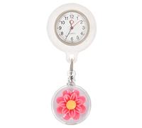 Toyvian Nurse Pocket Watch Retractable Clip Convenient Brooch for Doctors and Nurses Universal Work Badge Sturdy Structure for Medical Use