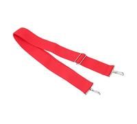 Toyvian Nylon Snare Drum Strap Metal Hook for Djembe and Bongo Percussion Red Comfortable Drumming Experience