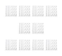 Toyvian of Self Adhesive Mini Rhinestones for Party Dressing and Stage Performance 10 Sheets Plastic Resin Rhinestone Stickers with Easy Application for Nails and Face