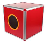 Toyvian Opaque Red Raffle Ticket Box for Parties and Birthday Games