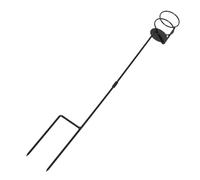 Toyvian Outdoor Bottle Holder Rack Metal Beverage Bottle Stand Black Picnic Drinks Storage for Balcony Garden Beach Camping Outdoor Parties