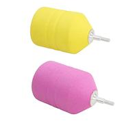 Toyvian Outdoor Cs Game Sponge Arrowheads Archery Training Tips Soft Replacement Arrows for Target Shooting Practice and Hunting 3.70X1.97X1.97In Set of 2