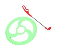Toyvian Outdoor Rolling Ring Game for Lightweight Plastic Hand Push for Parks Playground Backyard Activities Promotes Teamwork and Physical Fitness