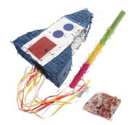 Toyvian Outer Space Rocket for Creative Birthday Decoration Fun Party Game for Space Theme Celebrations Fill with Candies for Interactive Entertainment