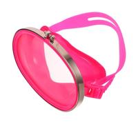 Toyvian Oval Silicone Diving Mask for Adults with Watertight Seal and Lightweight Design, Tempered Glass Goggles for Snorkeling and Swimming