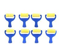 Toyvian Paint Roller Mini Painting Foam Sponge Brush Tools Sponge Paint Rollers for Kids Painting Learning 8pcs