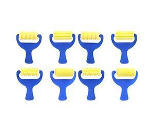 Toyvian Paint Roller Mini Painting Foam Sponge Brush Tools Sponge Paint Rollers for Kids Painting Learning 8pcs