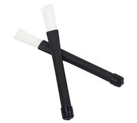 Toyvian Pair Drum Brush Drumstick Telescopic Sturdy Black and White Drumsticks Flexible Nylon Tips W111