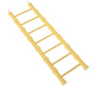 Toyvian Parakeet Bird Climbing Ladder with 3 Steps Hamster Step Ladder for Cage Hanging 8.5X29.5Cm for Small Birds and Rodents