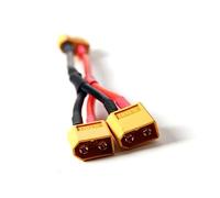 Toyvian Parallel Battery Cable Y Splitter 2 Female to 1 Male Connector Hard Plastic for Drones Battery Connection Longer Flying Time