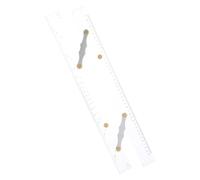 Toyvian Parallel Ruler for Ocean Navigation Acrylic with Precision Measurement and Stainless Steel Joints, Marine Chart Measuring Tool for Navigation Drawing and Marine Research