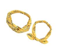 Toyvian Parent-boy Girl Knotted Elastic Headbands Travel Lavender Pattern Hair Accessories for Moms and Boy Girl for Parties and Special Occasions