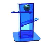 Toyvian Parrot Foraging Tower Bird Intelligence Training with Pull out Bell Ball Durable Interactive Puzzle for Pet Parrots and Parakeets for Mental Stimulation and Reward Feeding