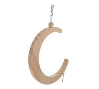 Toyvian Parrot Moon Swing Durable Cage Accessory for Parrots Birds Bite Resistant Wear Resistant Design for and Chewing with Chic Details