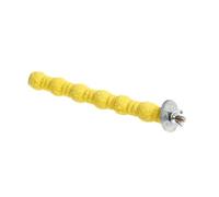 Toyvian Parrot Perch Stand with Safe Chewing Coating for Small Birds Cockatiels Parakeets Lovebirds Conures Stable Grinding Pole for Natural Beak and Nail Care Random Color