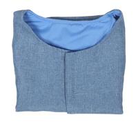 Toyvian Parrot Training Shoulder Cover 22.4x13.4 Inch Scratch Resistant Blue Grey Shawl Bird Poop Protector Sleeve for Bird Owners