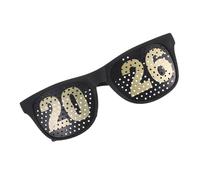 Toyvian Party Glasses Square Frame Novelty Eyewear for Year S Eve Graduation Holiday Celebrations Abs Lightweight Photo Booth Props for Festive Group Fun