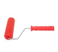 Toyvian Pattern Paint Roller Rubber Textured Wall Decor Tool Reusable
