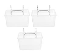 Toyvian Pegboard Bin Storage Organizer with Thickened Hole Design for Homes and Offices, Space Saving and Multifunctional Pp and Iron Parts Storage Box, of Anti-static Utility Bins